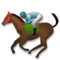 Horse Racing - Black emoji on LG